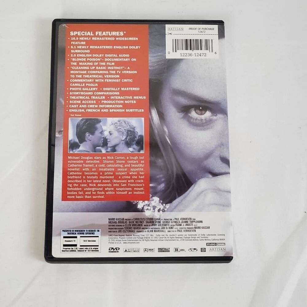 Basic Instinct (Special Edition, DVD) - Picture 3 of 3